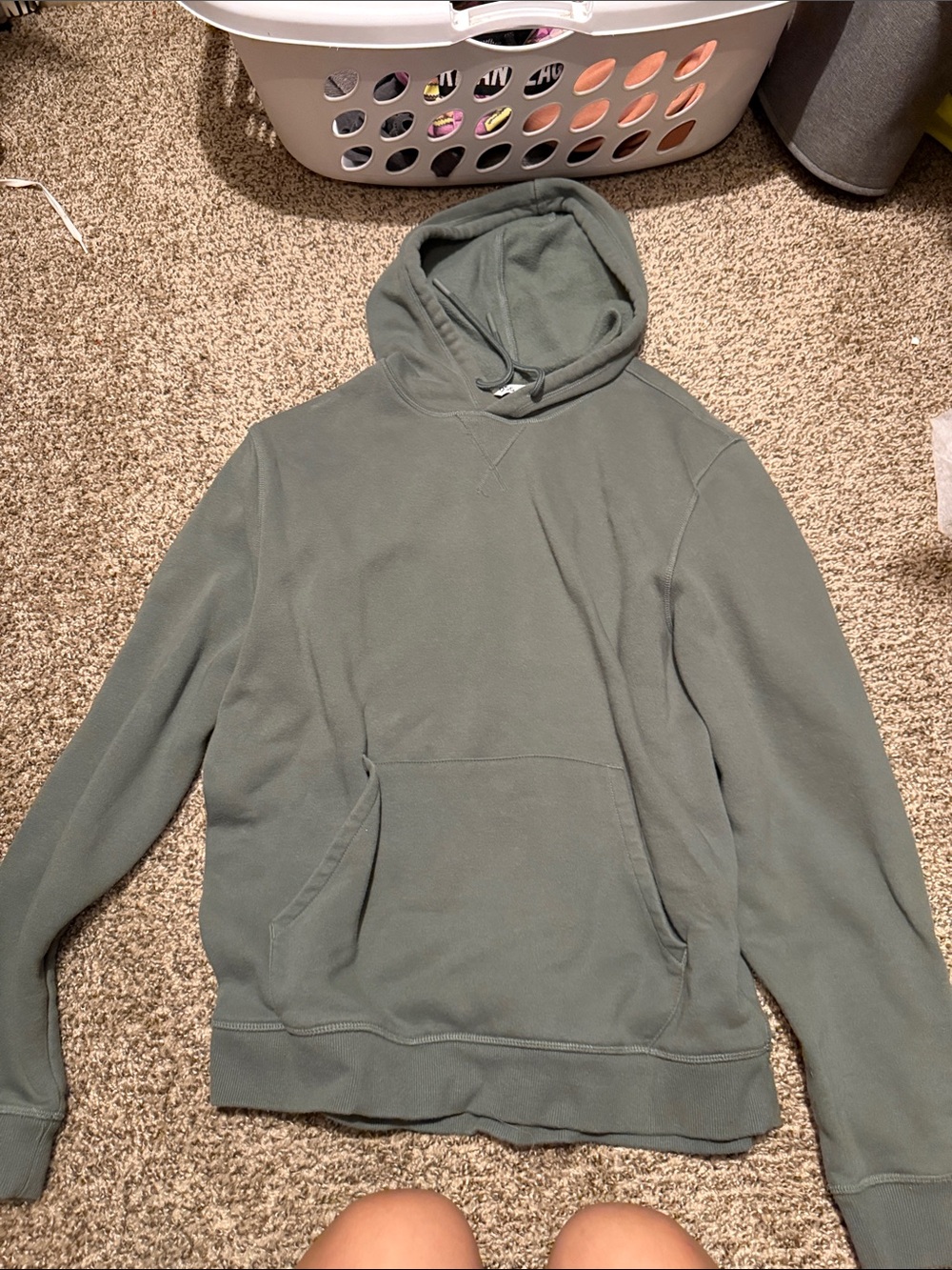 DSG Sage Green Hooded Pullover Sweatshirt